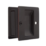 Weslock Rectangular Passage Pocket Door Lock with Adjustable Backset and Full Lip Strike Weslock