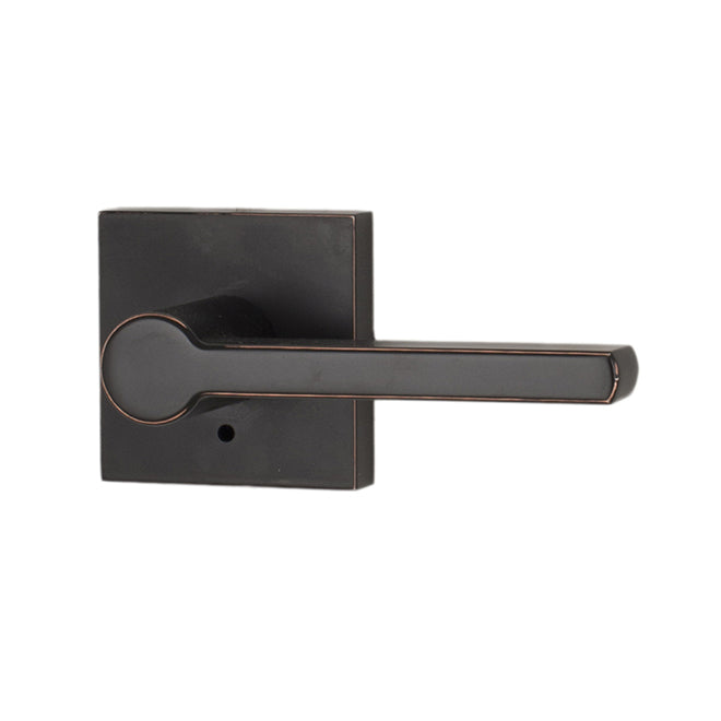 Weslock Brady Premiere Privacy Lever Lock with Adjustable Latch and Round Corner Full Lip Strike Weslock