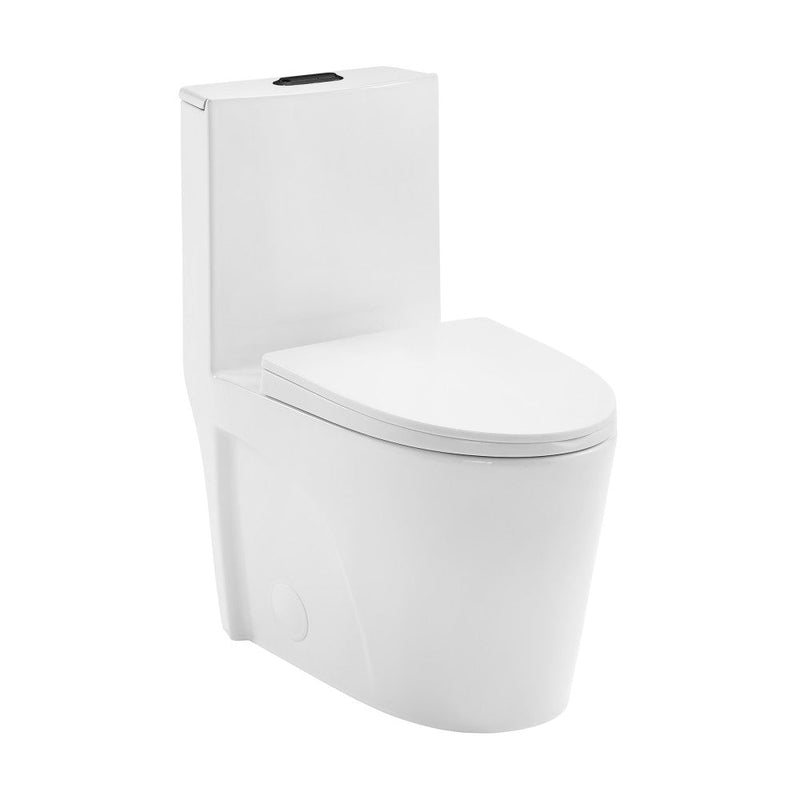 Swiss Madison St. Tropez One-Piece Elongated Toilet Vortex Dual-Flush 1.1/1.6 gpf