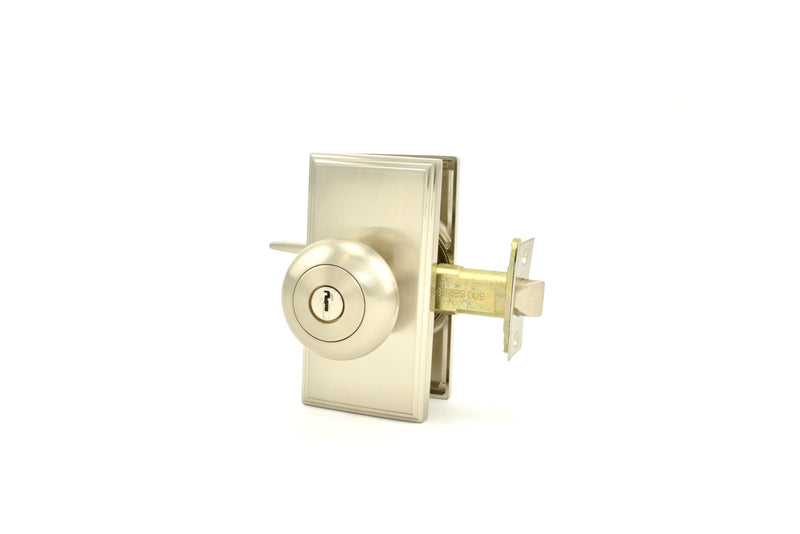 Weslock Impresa by Urbana Woodward Entry Lock with Adjustable Latch and Full Lip Strike Weslock