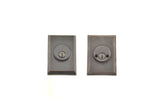 Weslock Square Double Cylinder Deadbolt with Adjustable Latch and Deadbolt Strike 07972 Weslock