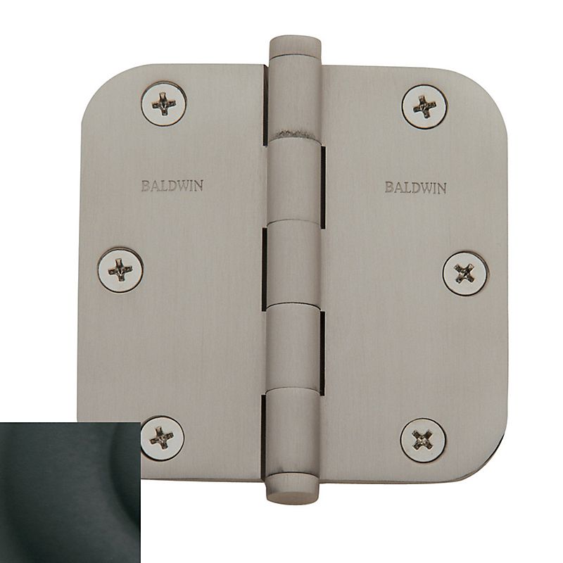 Baldwin 3-1/2" x 3-1/2" - 5/8" Radius Mortise Hinge Baldwin Estate