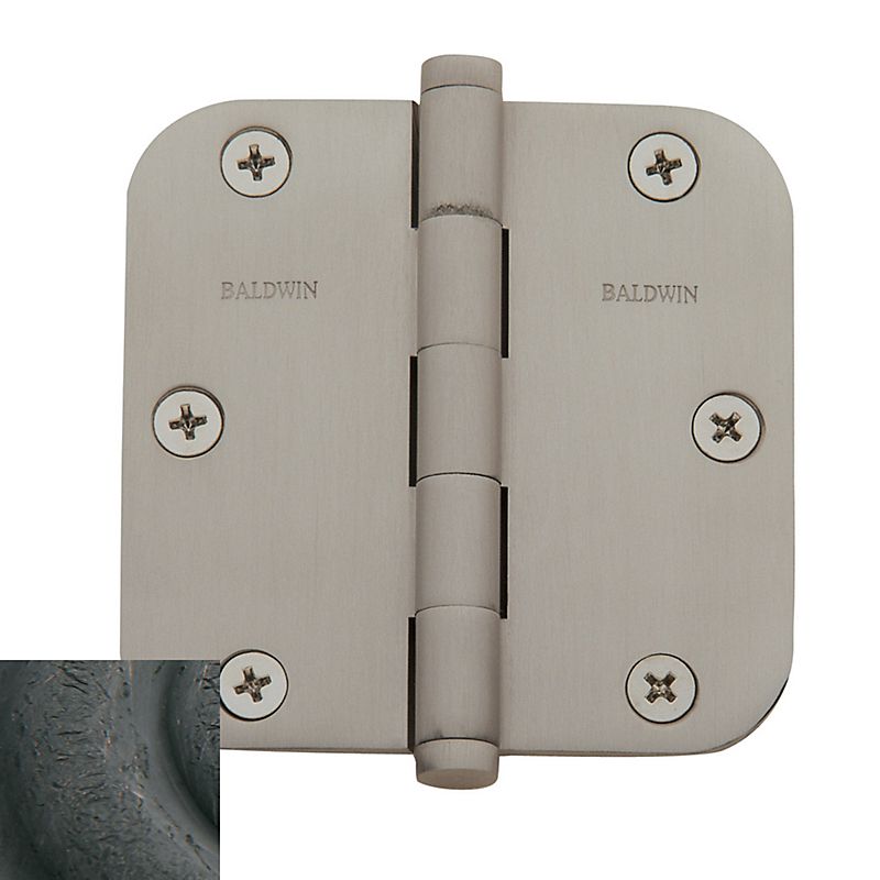 Baldwin 3-1/2" x 3-1/2" - 5/8" Radius Mortise Hinge Baldwin Estate