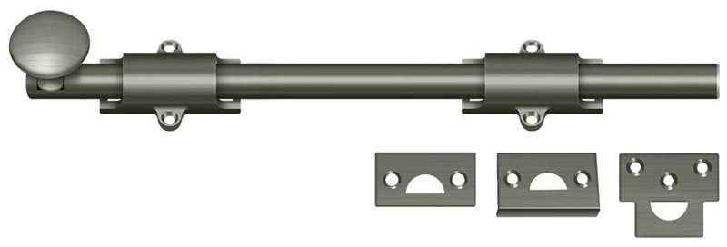 Deltana 12" Surface Bolt; Heavy Duty; Deltana