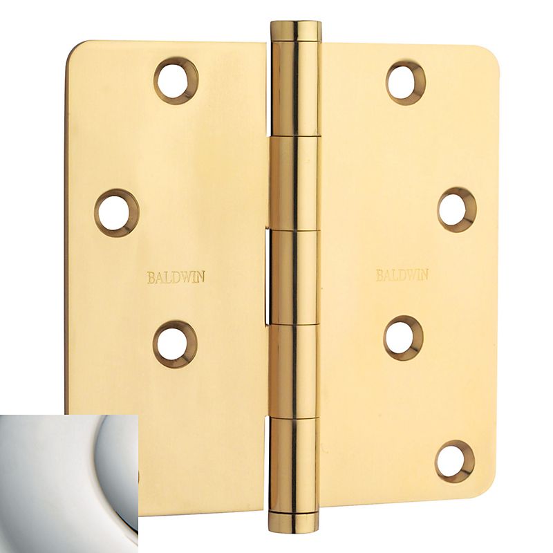 Baldwin 4" x 4" - 1/4" Radius Mortise Hinge Baldwin Estate