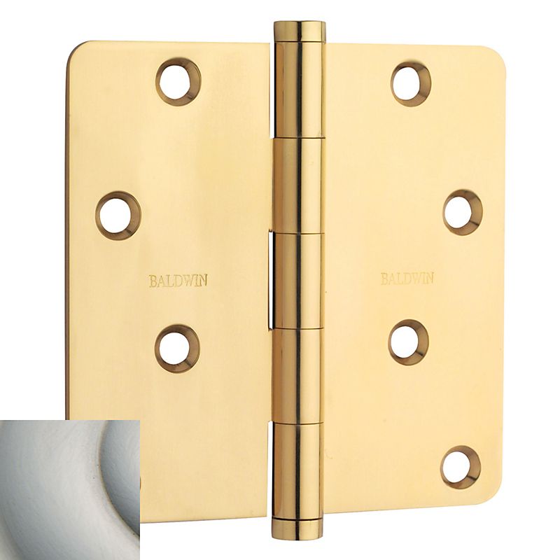 Baldwin 4" x 4" - 1/4" Radius Mortise Hinge Baldwin Estate