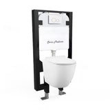 Swiss Madison Swiss Madison Well Made Forever St. Tropez Wall Hung Toilet Bundle, (SM-WK449-01W)