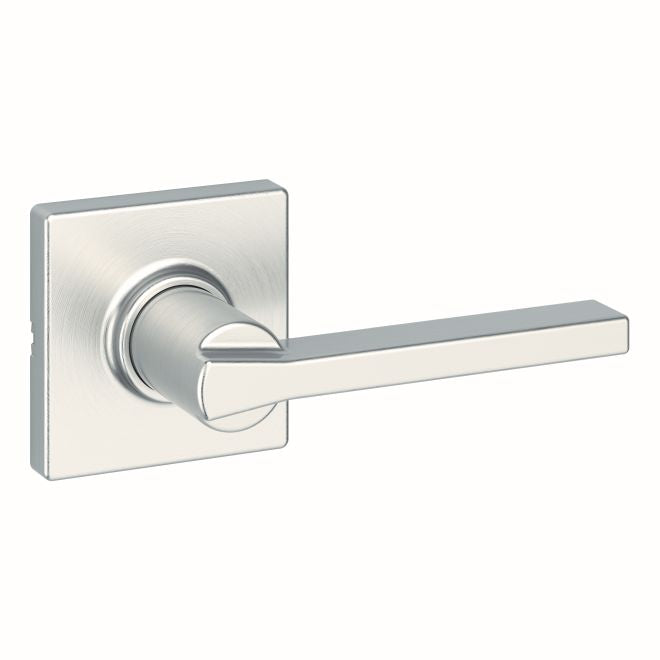 Kwikset Casey Lever with Square Rose Passage Door Lock with 6AL Latch and RCS Strike Kwikset