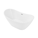 Swiss Madison Ivy 67" Double Slipper Freestanding Bathtub