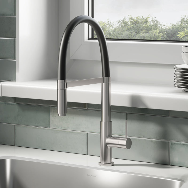 Swiss Madison Troyes Single Handle, Pull-Down Kitchen Faucet