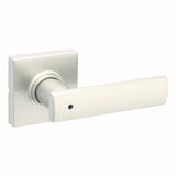 Kwikset Breton Lever with Square Rose Privacy Door Lock with 6AL Latch and RCS Strike Kwikset