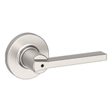 Kwikset Casey Lever with Round Rose Privacy Door Lock with 6AL Latch and RCS Strike