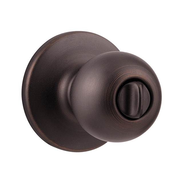 Kwikset Polo Knob Privacy Door Lock with 6AL Latch and RCS Strike Kwikset