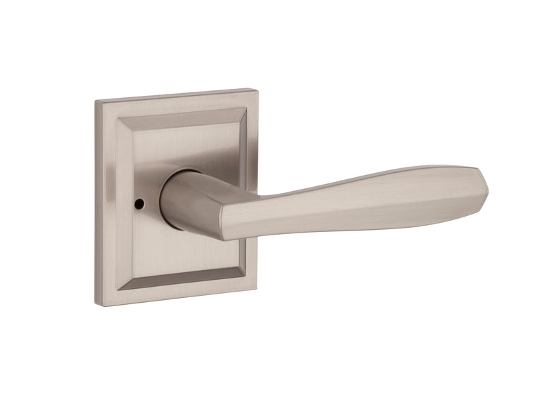 Baldwin Prestige Privacy Torrey Pines Lever and Square Rose Baldwin Prestige