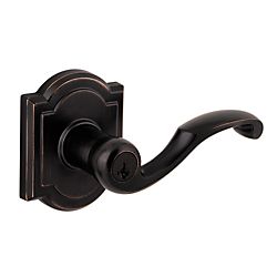 Baldwin Prestige Entry Madrina Lever with Arch Rose with 6AL Latch; RCS Strike; and Smart Key Baldwin Prestige