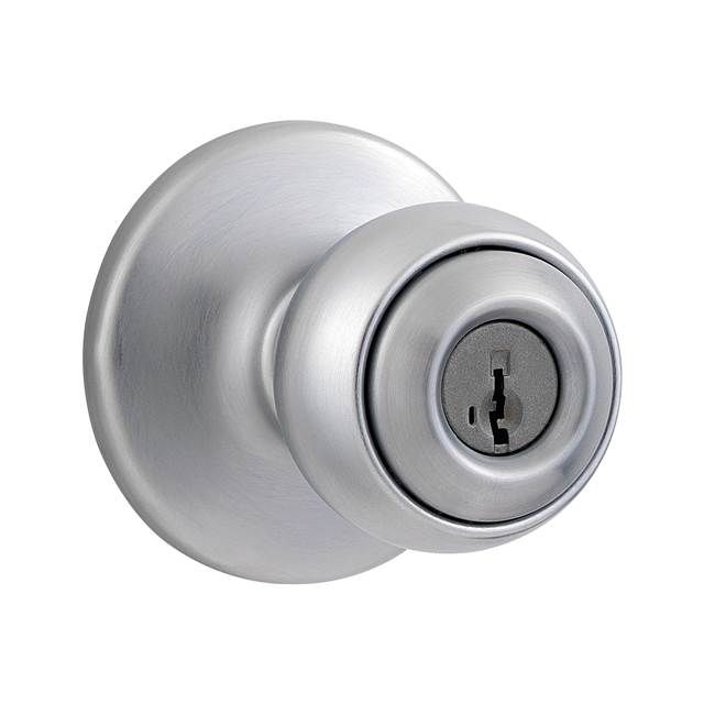 Kwikset Polo Knob Entry Door Lock with 6AL Latch and RCS Strike Kwikset