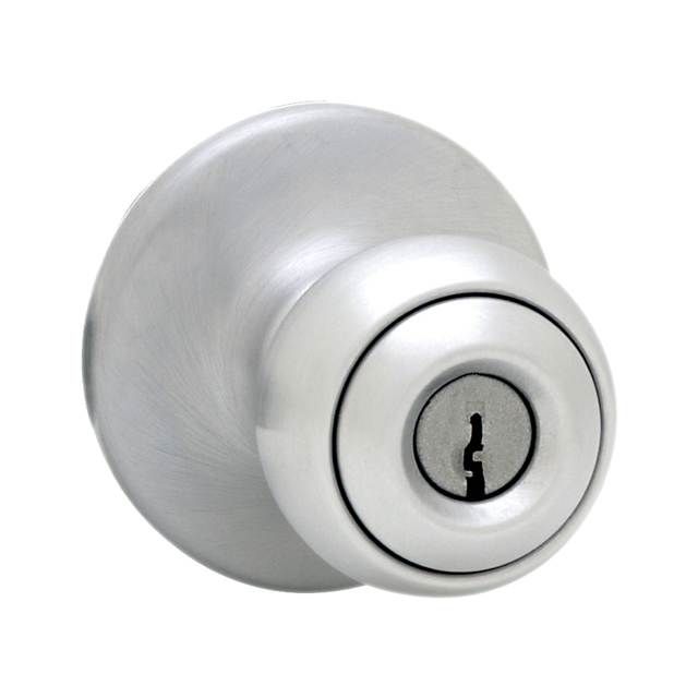 Kwikset Polo Knob Entry Door Lock with 6AL Latch and RCS Strike Kwikset