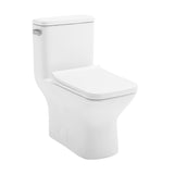 Swiss Madison Carre One Piece Square Toilet Left Side Flush, 10" Rough-In 1.28 gpf Swiss Madison