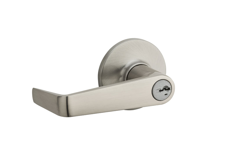 Kwikset Carson Lever Light Commercial Entry Door Lock SmartKey with RCAL Latch and RCS Strike Kwikset