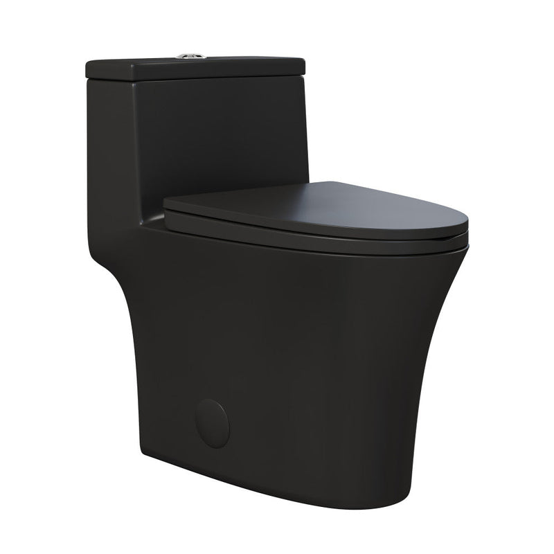 Swiss Madison Bastille One-Piece 12" Rough-in 1.1/1.6 GPF Dual Top Flush Elongated Toilet