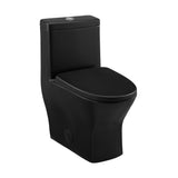 Swiss Madison Sublime II One-Piece 12" Rough-in 1.1/1.6 GPF Dual Top Flush Round Compact Toilet