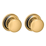 Baldwin Preconfigured 5000 Knob with 5048 Rose Passage Lock with 2-3/8" Backset and Full Lip Strike Baldwin Estate