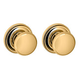 Baldwin Preconfigured 5000 Knob with 5048 Rose Passage Lock with 2-3/8" Backset and Full Lip Strike Baldwin Estate