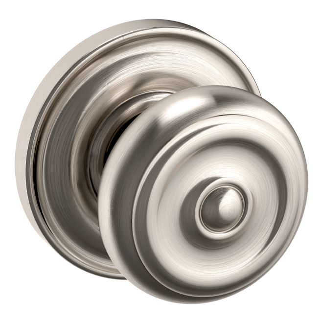 Baldwin 5020 Preconfigured 5020 Colonial Knob with 5048 Rose Half Dummy Lock Baldwin Estate