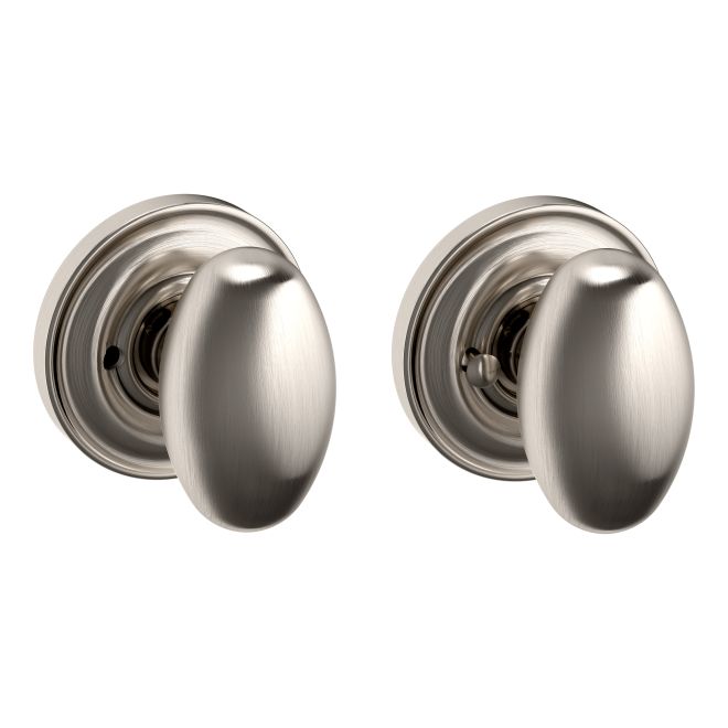 Baldwin 5025 Preconfigured 5025 Knob with 5148 Rose Privacy Lock with 2-3/8" Backset and Full Lip Strike Baldwin Estate