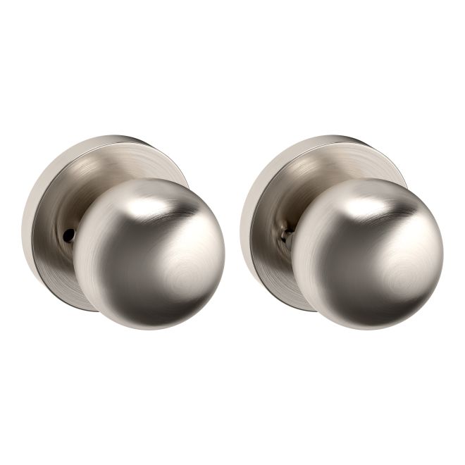 Baldwin 5041 Preconfigured 5041 Knob with 5146 Rose Privacy Lock with 2-3/8" Backset and Full Lip Strike Baldwin Estate