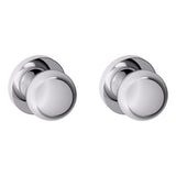 Baldwin 5041 Preconfigured 5041 Knob with 5046 Rose Passage Lock with 2-3/8" Backset and Full Lip Strike Baldwin Estate