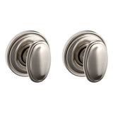 Baldwin 5057 Preconfigured 5057 Knob with 5048 Rose Passage Lock with 2-3/8" Backset and Full Lip Strike Baldwin Estate