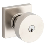 Baldwin 5250 5250 Contemporary Knob with Square Rose Emergency Egress Keyed Entry Baldwin Estate