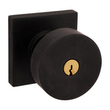 Baldwin 5250 5250 Contemporary Knob with Square Rose Emergency Egress Keyed Entry Baldwin Estate