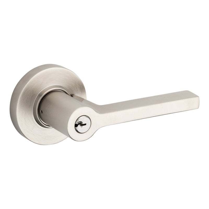 Baldwin 5260 5260 Left Hand Square Lever with Round Rose Emergency Egress Keyed Entry Baldwin Estate