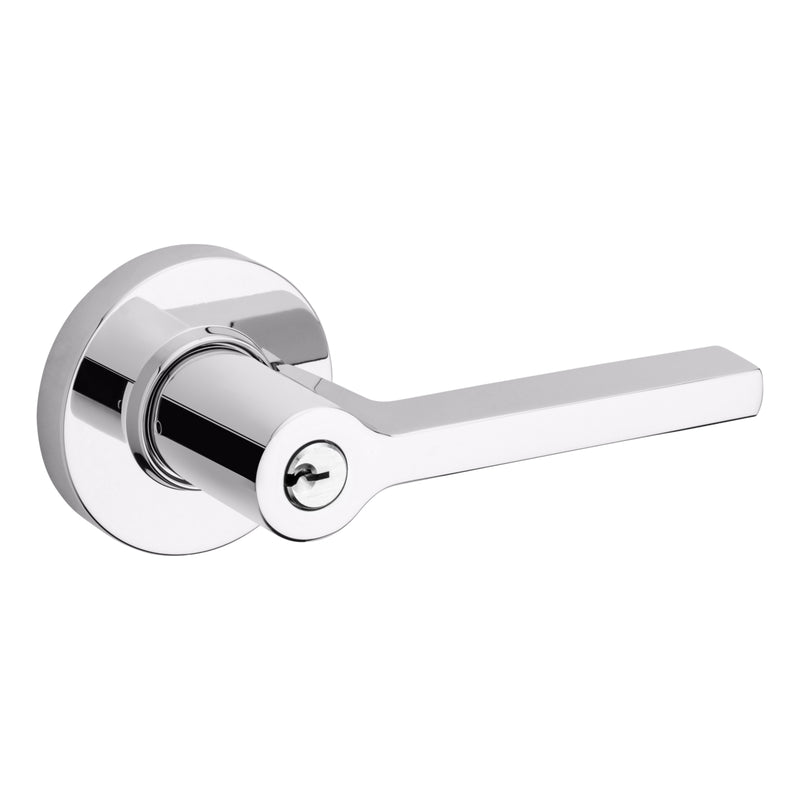 Baldwin 5260 5260 Left Hand Square Lever with Round Rose Emergency Egress Keyed Entry Baldwin Estate