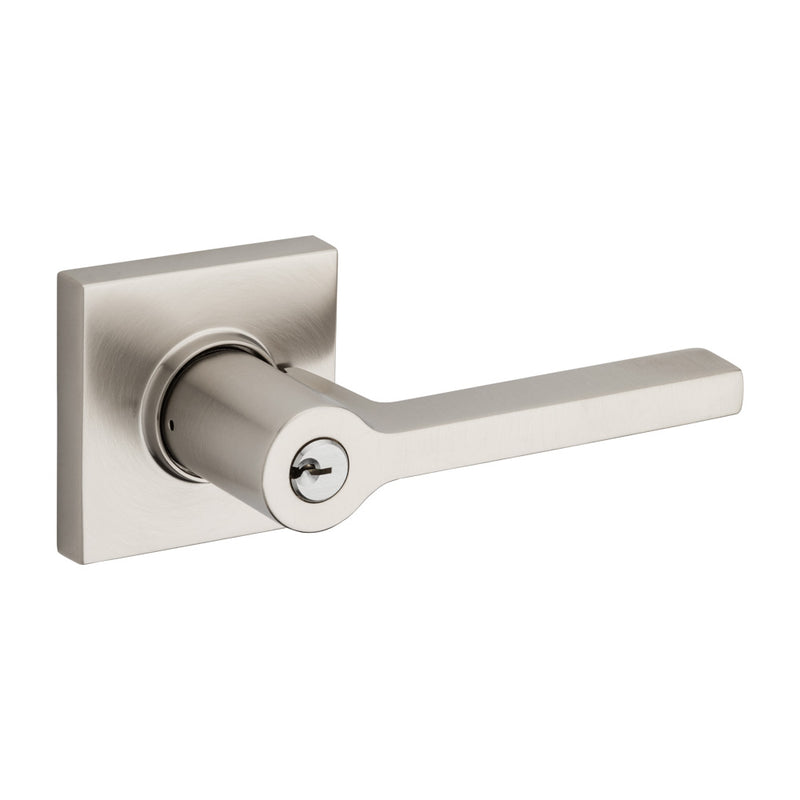 Baldwin 5285 5285 Left Hand Square Lever with Square Rose Emergency Egress Keyed Entry Baldwin Estate