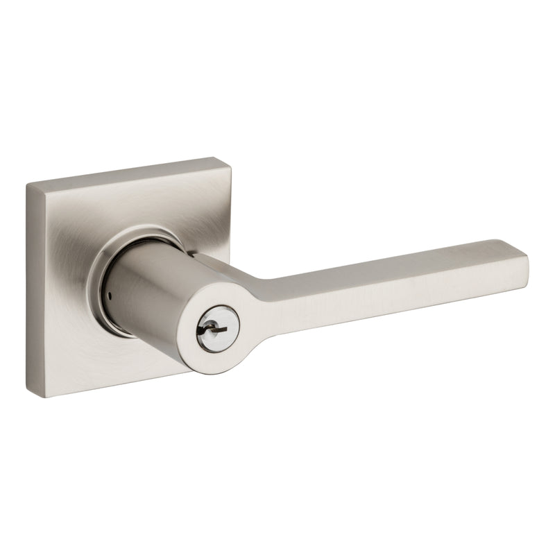 Baldwin 5285 5285 Left Hand Square Lever with Square Rose Emergency Egress Keyed Entry Baldwin Estate