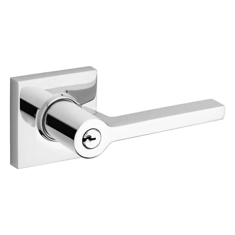 Baldwin 5285 5285 Left Hand Square Lever with Square Rose Emergency Egress Keyed Entry Baldwin Estate