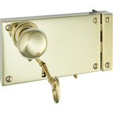 Baldwin 5634 Left Hand 7" Horizontal Entry Rim Lock with Fixed Bit Key Baldwin Estate