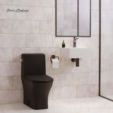 Swiss Madison Sublime II One-Piece 12" Rough-in 1.28 GPF Left Flush Round Compact Toilet