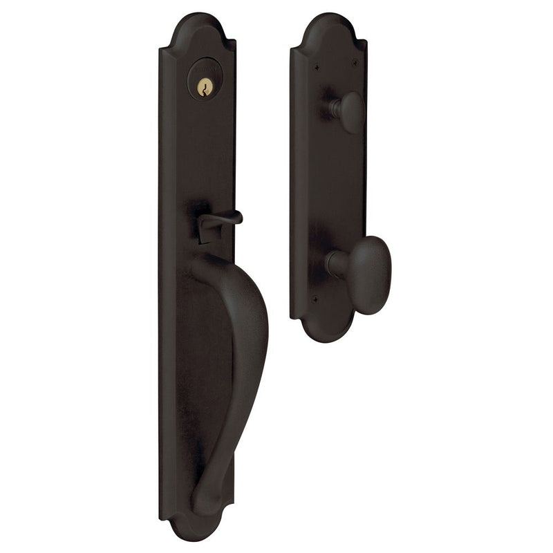 Baldwin 6402 Knob Full Dummy Boulder Full Escutcheon Handleset Baldwin Estate