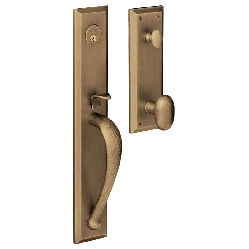 Baldwin 6403 Knob Entry Cody Full Escutcheon Emergency Egress Handleset Baldwin Estate