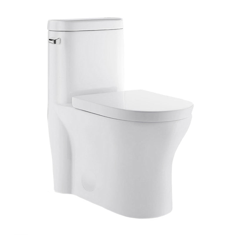 Swiss Madison Monaco One-Piece Elongated Left Side Flush Handle Toilet 1.28 gpf Swiss Madison