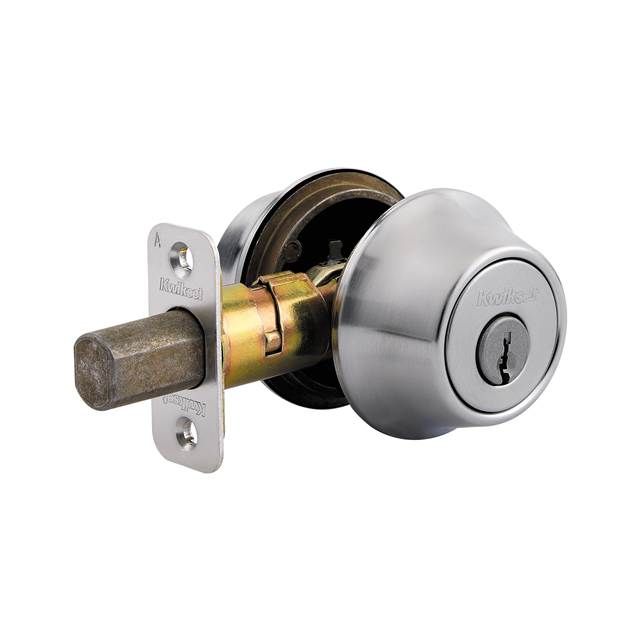 Kwikset Double Cylinder Deadbolt with RCAL Latch and Dual RCS and 5303 Full Lip Strike Kwikset