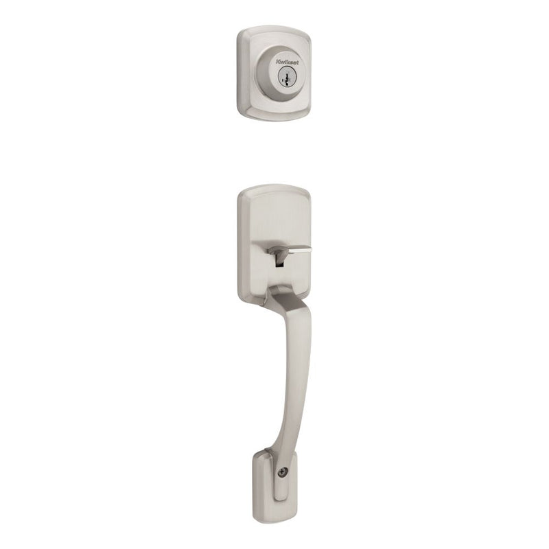 Kwikset Henley Single Cylinder Exterior Handleset SmartKey with RCAL Latch and RCS Strike Kwikset