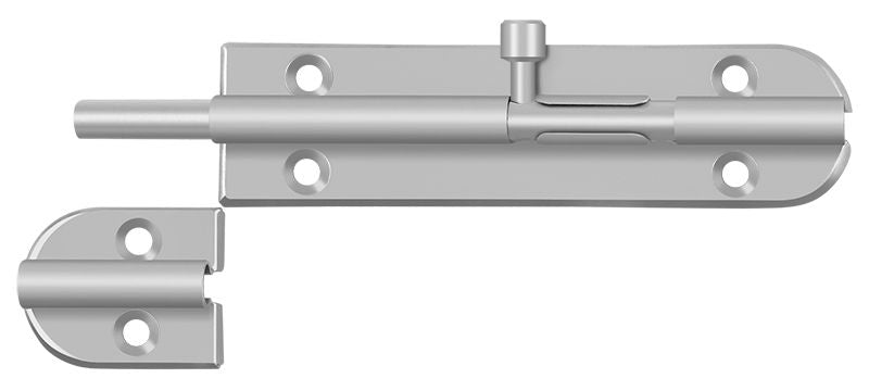 Deltana 6BB32D 6" Barrel Bolt; Satin Stainless Steel Finish Deltana