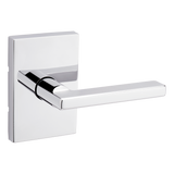 Kwikset Halifax Lever with Rectangular Rose Passage Door Lock with 6AL Latch and RCS Strike Kwikset