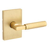 Kwikset Prava Lever with Rectangular Rose Passage Door Lock with 6AL Latch and RCS Strike Kwikset