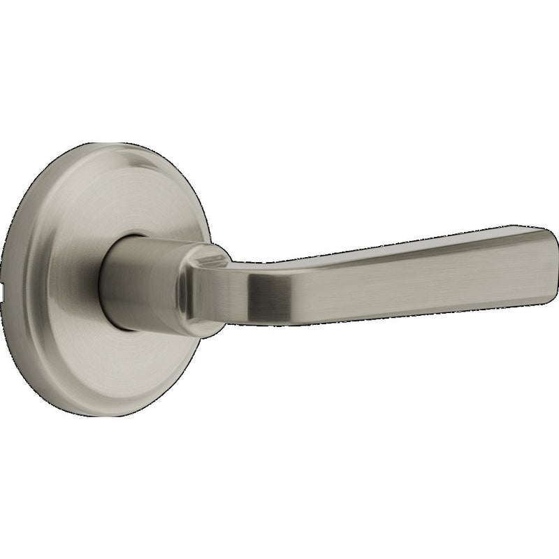 Kwikset Trafford Lever Passage Door Lock with 6AL Latch and RCS Strike Kwikset